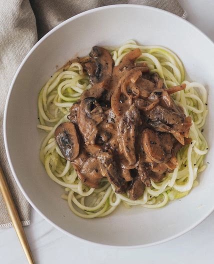Healthy Beef Stroganoff