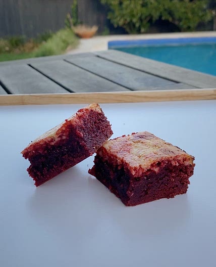 red velvet cheesecake brownies 🍫❤️