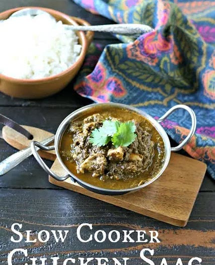 Slow Cooker Chicken Saag
