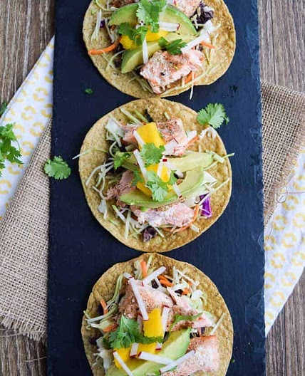 Salmon Tostadas
