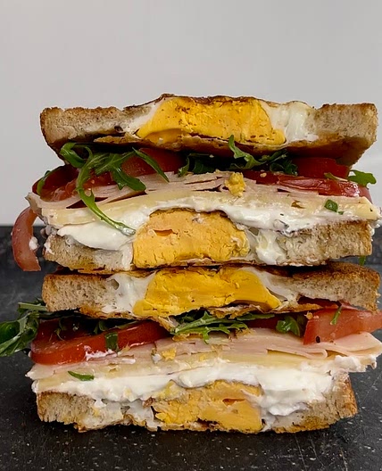 Valentine's day sandwich