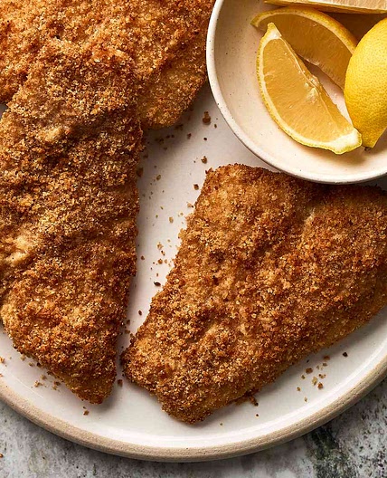 Air-Fried Crumbed Fish