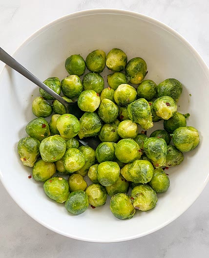 Air Fryer Frozen Brussels Sprouts