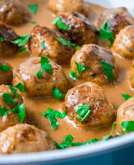 Swedish Chicken Meatballs