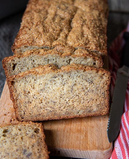 Moist Banana Bread with Gluten-Free Banana Flour