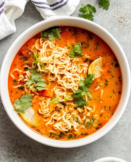 Thai Red Curry Noodle Soup