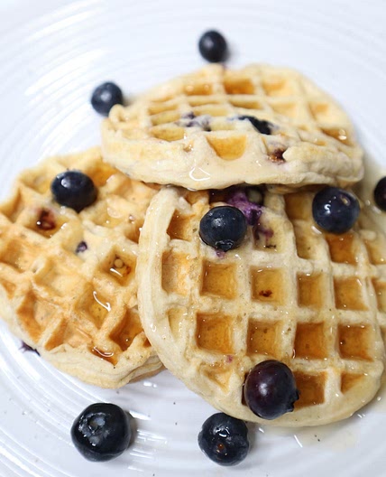 Protein Blueberry Eggo Waffles