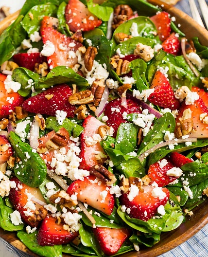 Strawberry Mixed Greens Salad