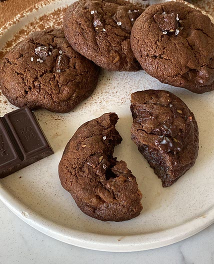 Double Chocolate Chip Cookies