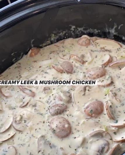 Creamy Leek and Mushroom Chicken