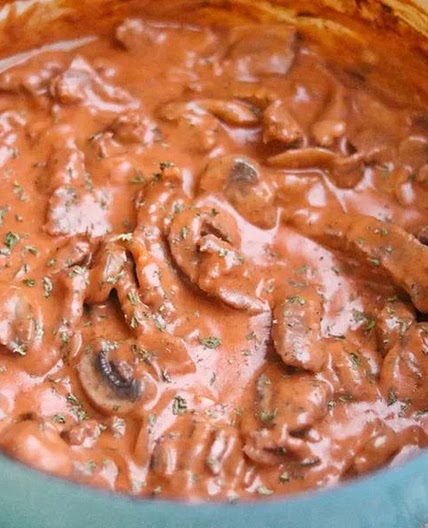 Oven-Baked Beef Stroganoff