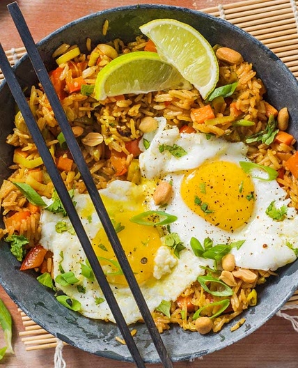 Nasi goreng zonder pakjes en zakjes