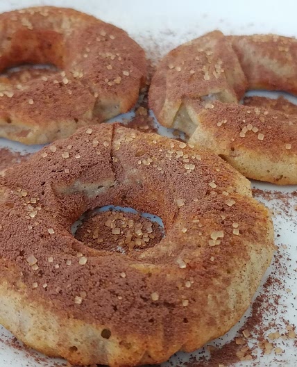 Banana bread mini donuts