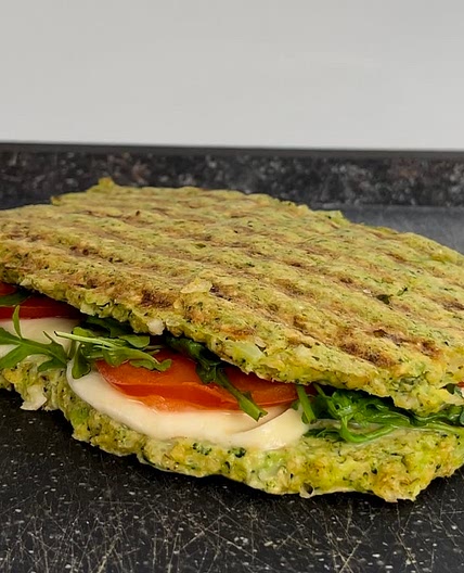 High protein broccoli sandwich
