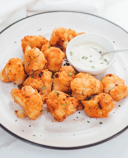 Buffalo Cauliflower Bites
