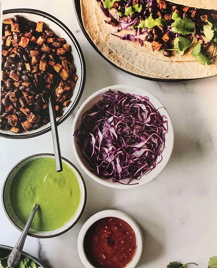 Sweet Potato Burritos