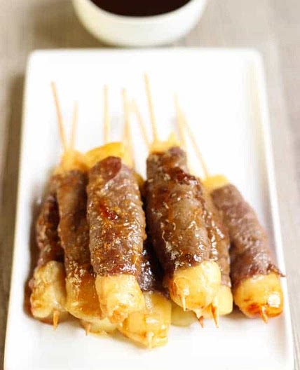 Yakitori boeuf comté