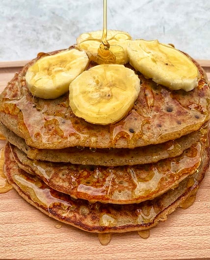 Banana & Oat Blender Pancakes