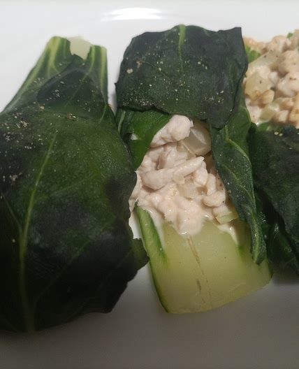 Involtini di tacchino in foglie di bieta