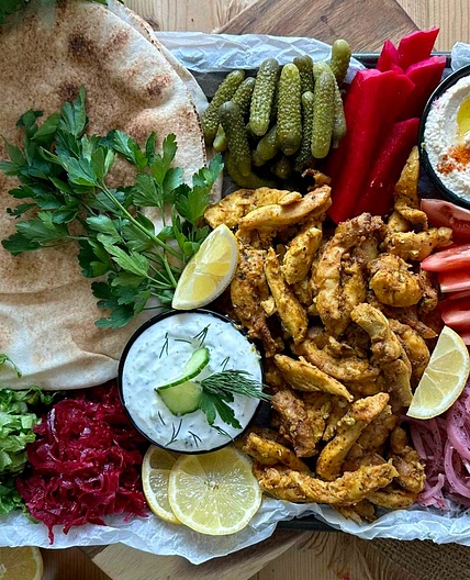 Chicken Shawarma platter