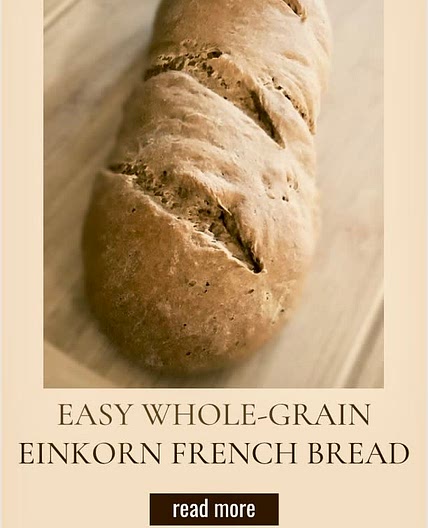 Easy Whole-grain Einkorn French Bread