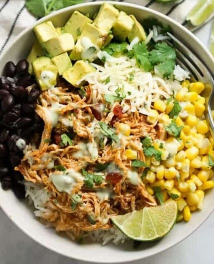 Easy Chicken Burrito Bowl Recipe
