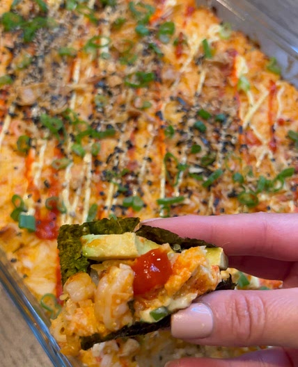 Shrimp Sushi Bake