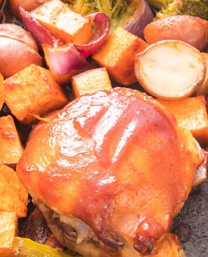 Sheet Pan BBQ Chicken