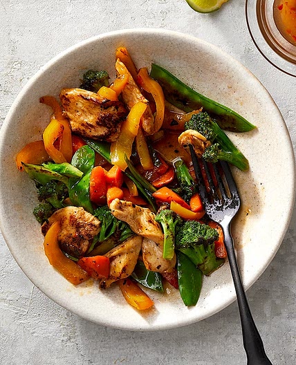 Sweet Thai Chili Chicken Stir-Fry