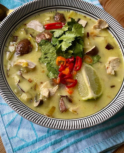 Spicy Thai Chicken Soup