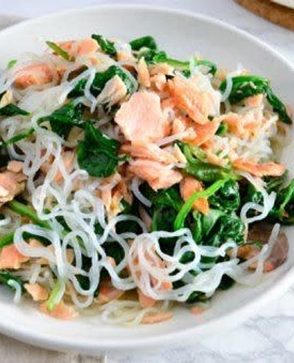 Konjac saumon sauce carré frais