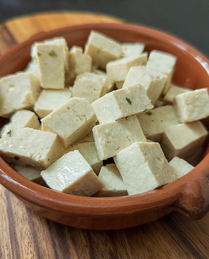 Greek-Style Marinated Tofu "Feta"