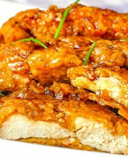 Double Crunch Honey Garlic Chicken Recipe