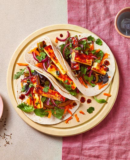 Sweet Chilli Paneer Kati Wraps