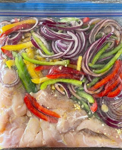 Sheet Pan Chicken Fajitas