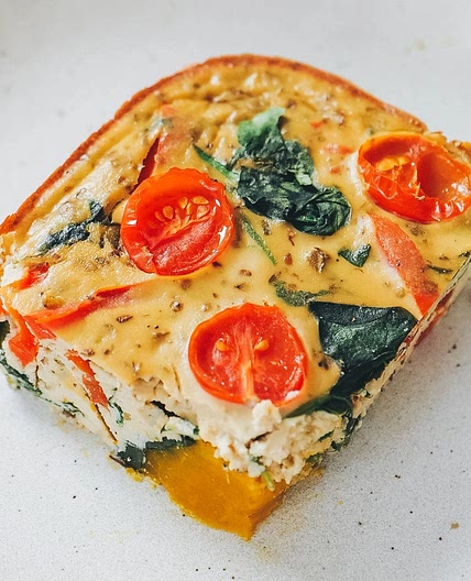 Vegan Crustless Quiche