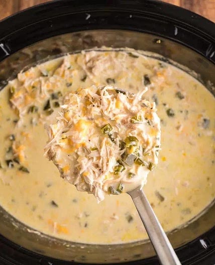 Crock Pot Chicken Chili Relleno Soup