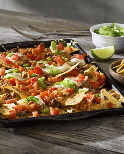 Nachoplåt med kyckling