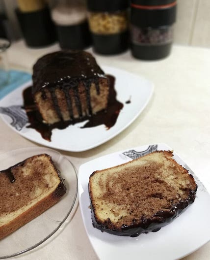 Marbled cake