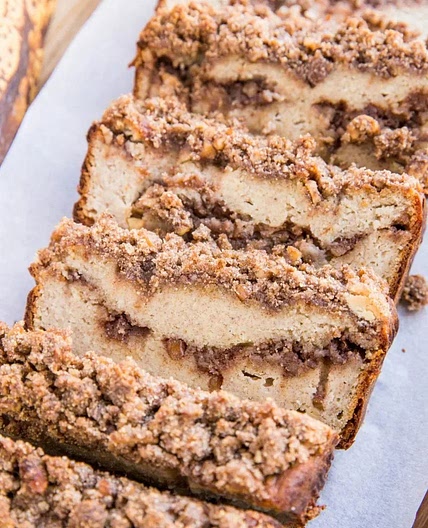 Paleo Cinnamon Swirl Banana Bread