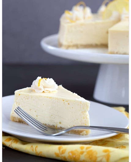 Instant Pot Keto Lemon  Cheesecake