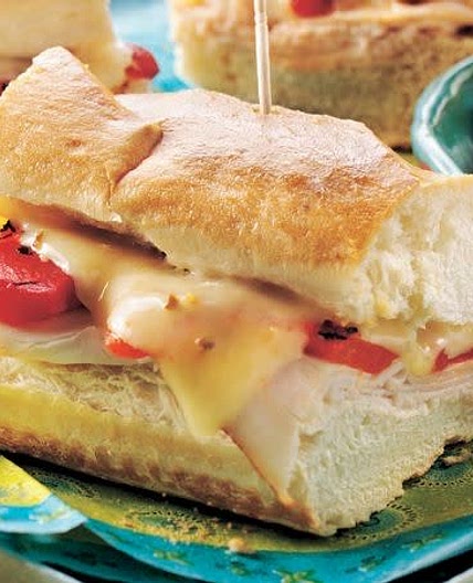 Roasted Red Pepper Grilled Cheese