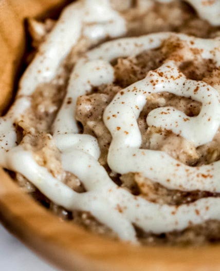 Cinnamon Bun in a Bowl