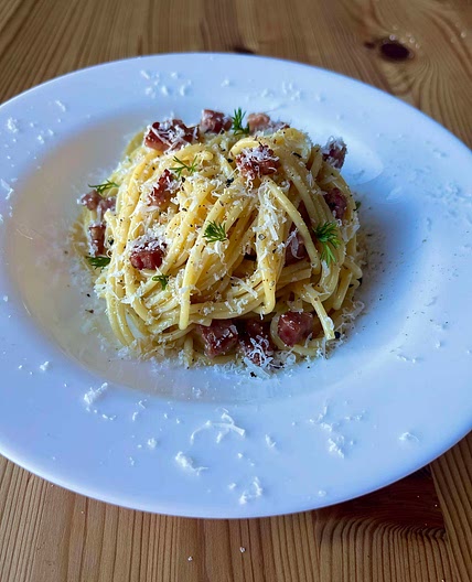 15 Minute Spaghetti Carbonara 