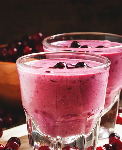 Cranberry Blueberry Smoothie