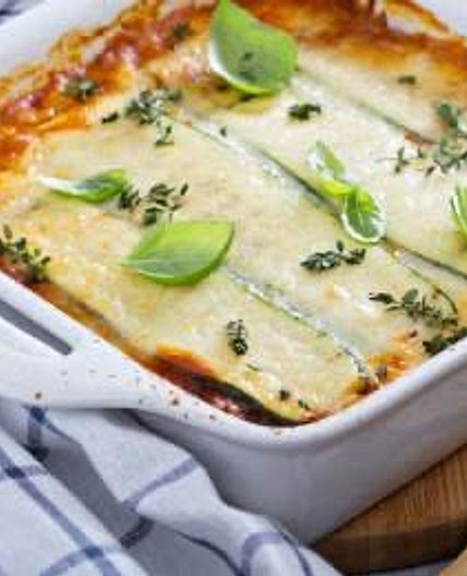 ZUCCHINI SPINACH MANICOTTI