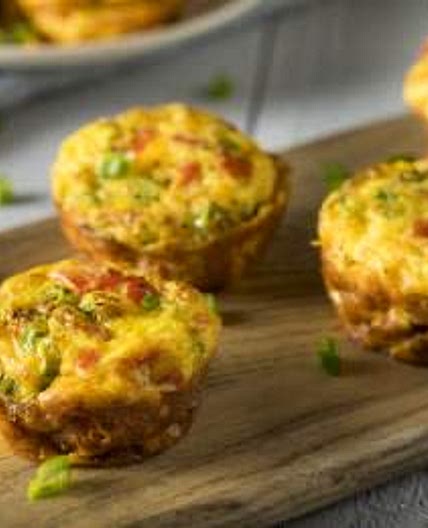 KALE, TOMATO, & GOAT CHEESE EGG MUFFINS