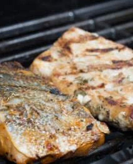 GRILLED MAHI MAHI WITH JICAMA SLAW