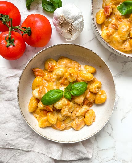Creamy Burst Tomato Gnocchi