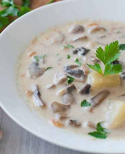 Traditional Polish Mushroom Soup